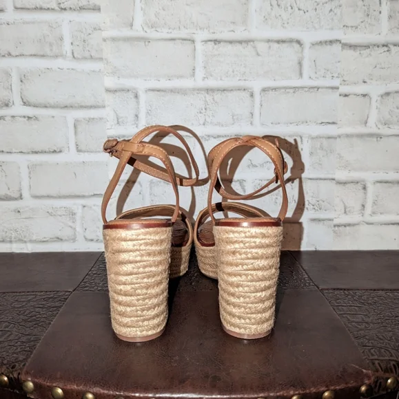 Tory Burch Fleming Espadrille Sandals size 10